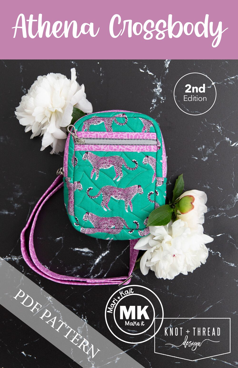 inez mini backpack cross bag pdf pattern Athena Crossbody 2nd Edition (Paper Pattern)