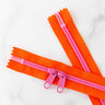 Two Color 30'' Handbag Zippers