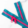 Two Color 30'' Handbag Zippers
