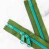 Two Color 30'' Handbag Zippers