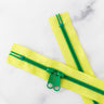 Two Color 30'' Handbag Zippers