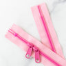 Two Color 30'' Handbag Zippers