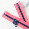 Two Color 30'' Handbag Zippers