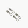 Sallie Tomato Nickel Zipper Pulls (4)