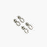 Sallie Tomato Nickel Zipper Pulls (4)