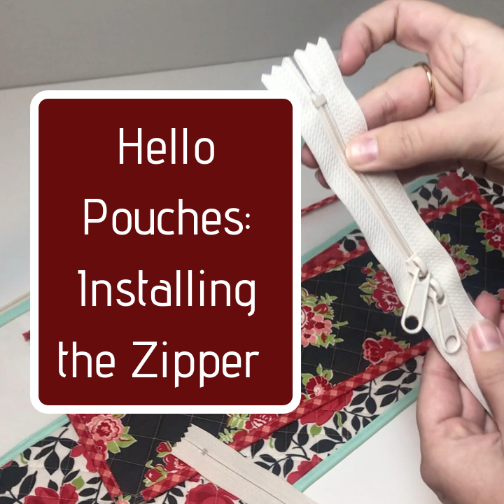 Hello Pouches: Installing the Zipper