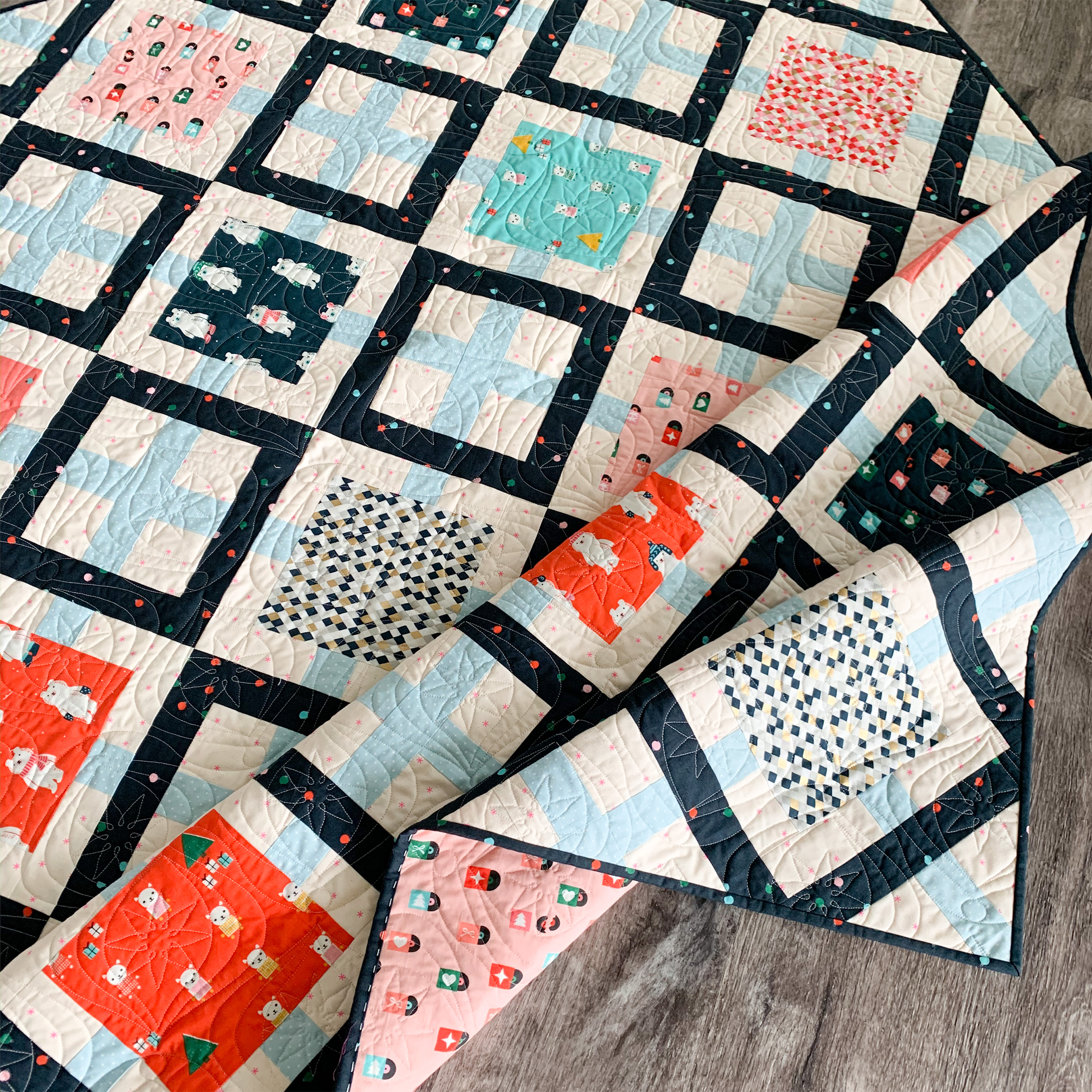 New York Lattice Quilt_Christmas