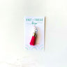 Faux Leather Tassel Zipper Pull