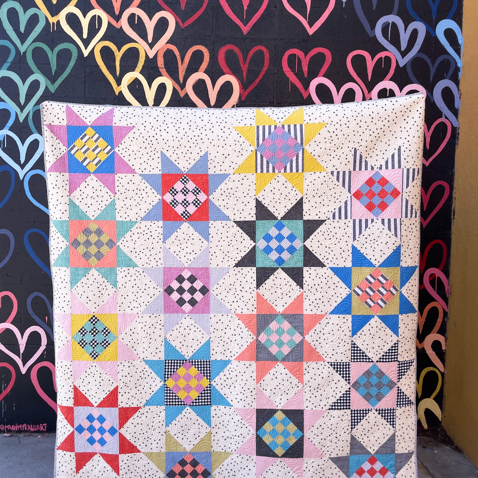 Checkered Star (PDF Pattern) – Knot and Thread Design