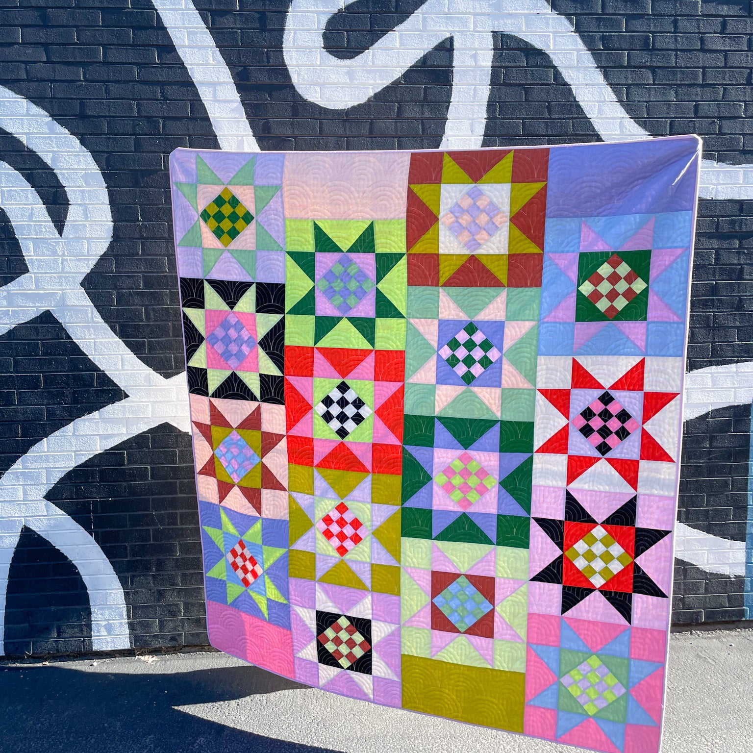 Checkered Star (PDF Pattern) – Knot and Thread Design