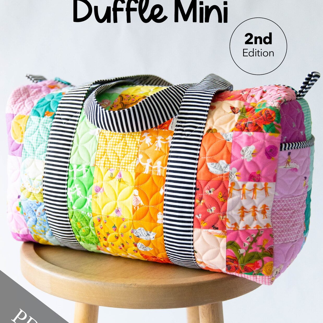 Patchwork Duffle Mini 2nd Edition (PDF Pattern) – Knot and Thread Design