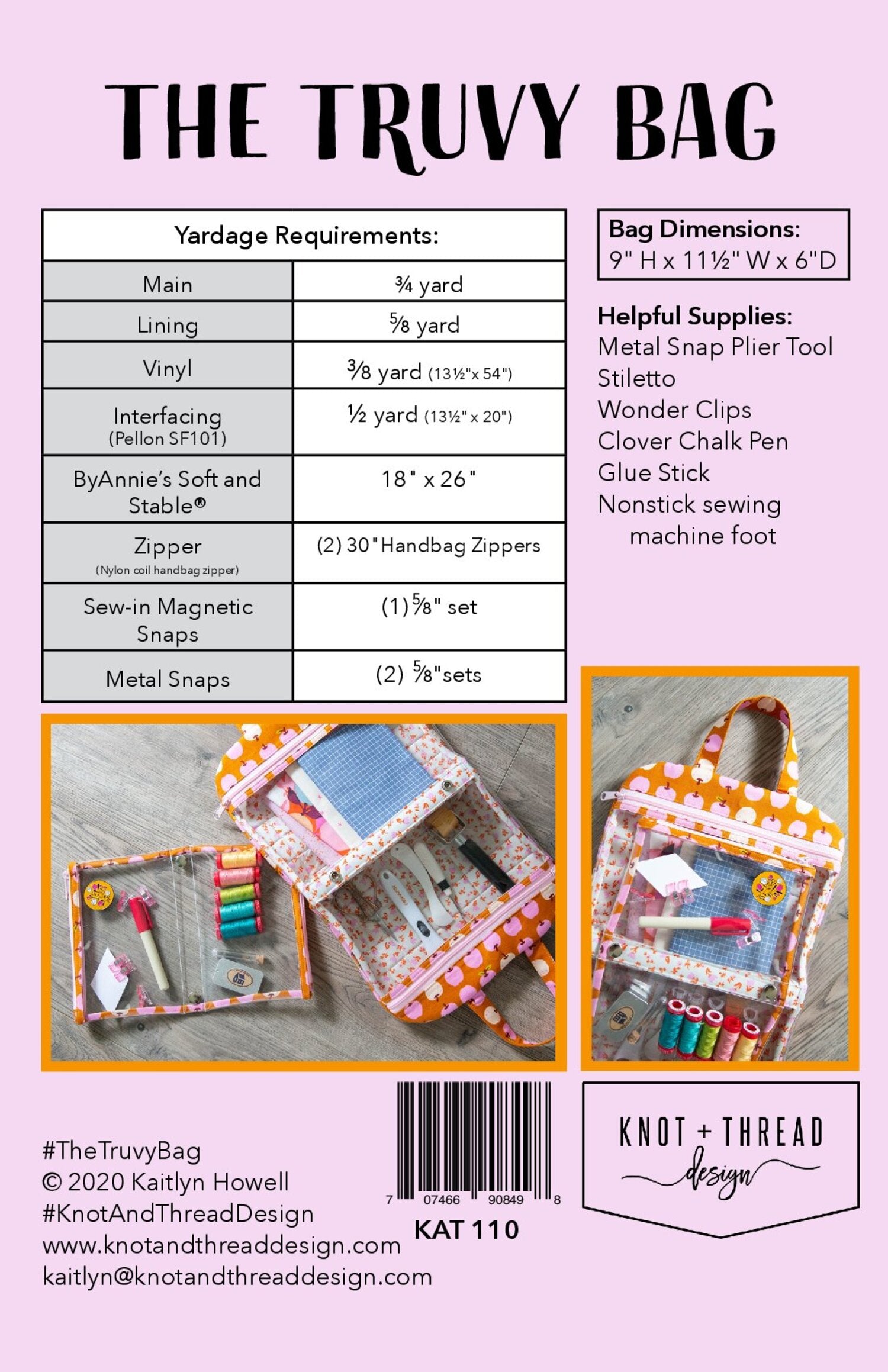 The Truvy Bag Pattern The Truvy Bag Pattern
