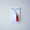 Faux Leather Tassel Zipper Pull