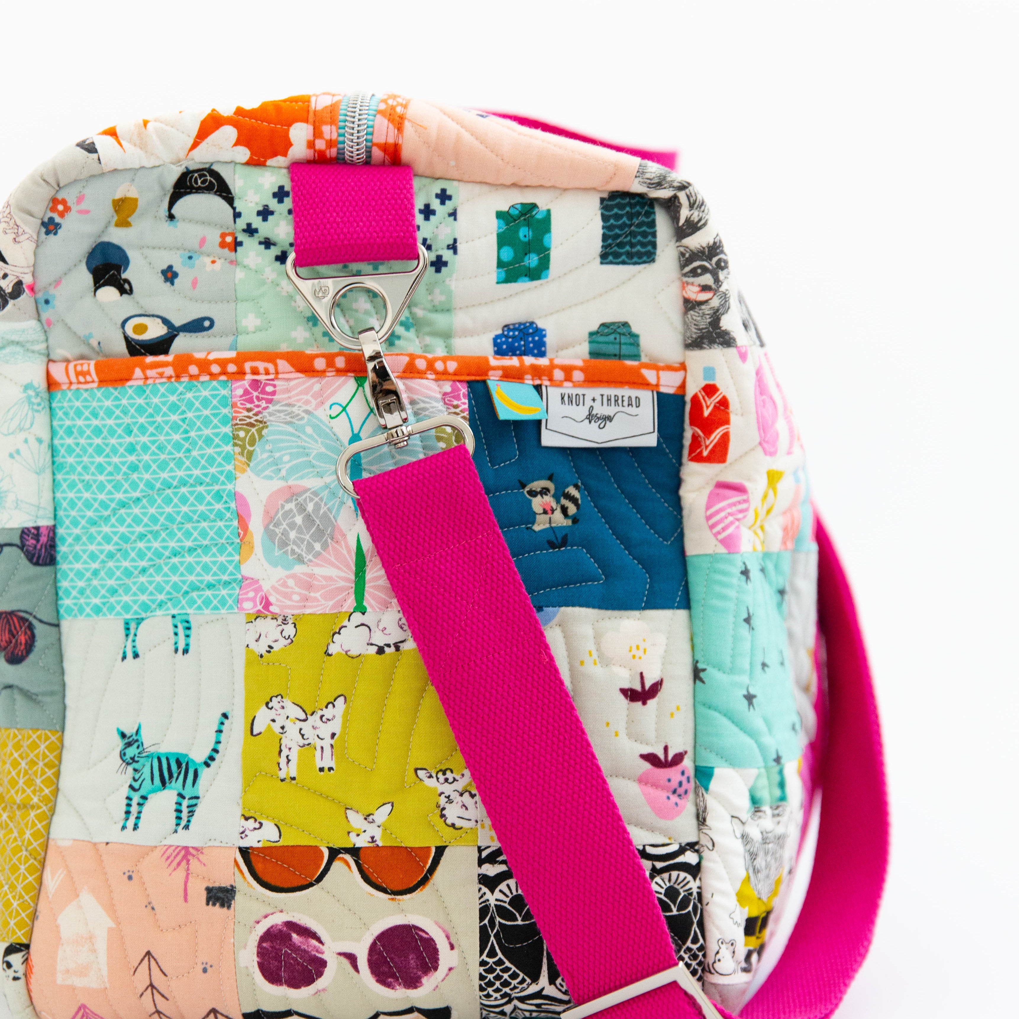 Patchwork Duffle 2nd Edition (PDF Pattern) – Knot and Thread Design