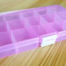 Adjustable Plastic Sewing Label Organizer Box