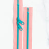 Two Color 30'' Handbag Zippers