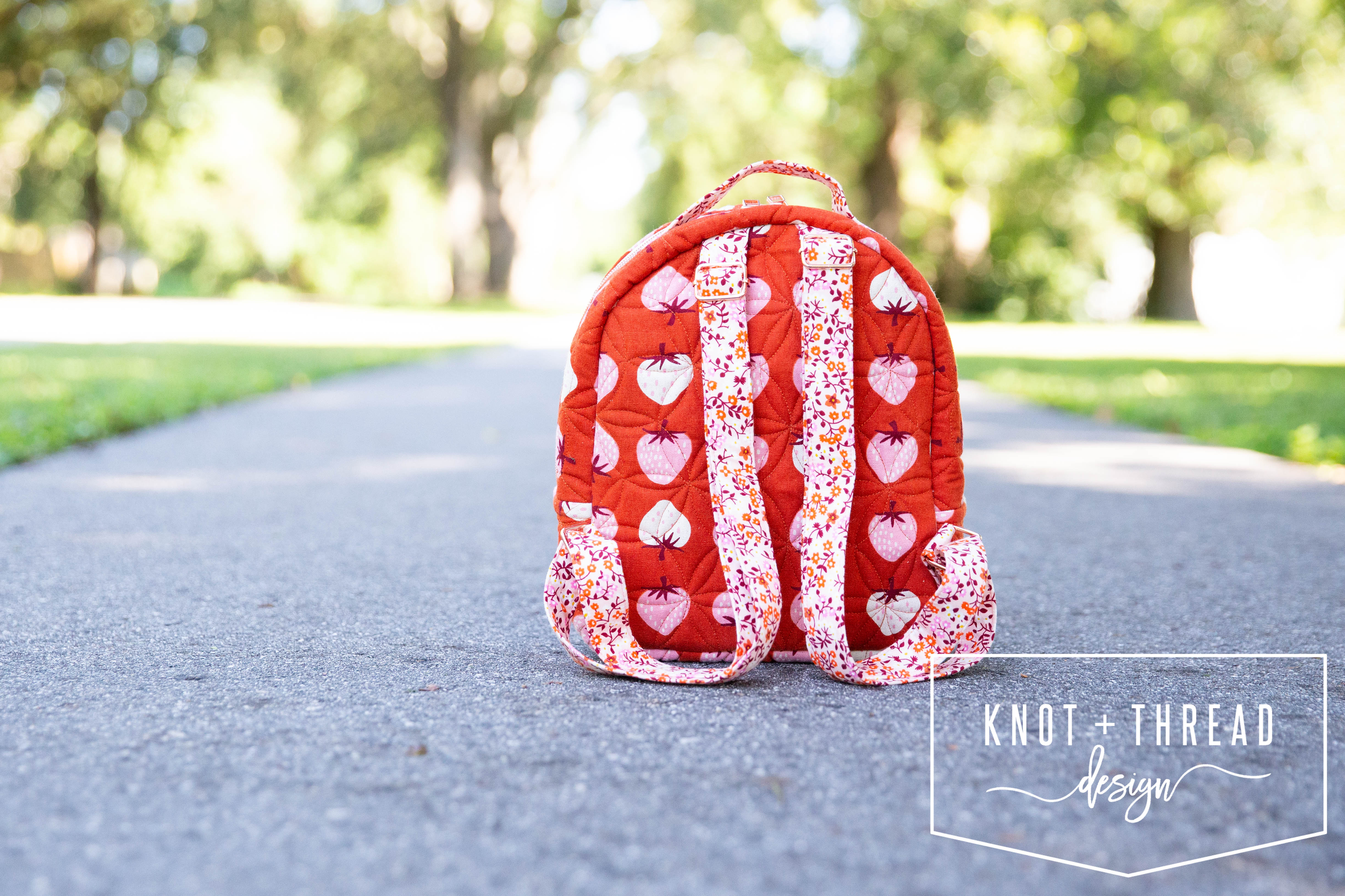 The Violet Backpack (PDF Pattern) – Knot and Thread Design