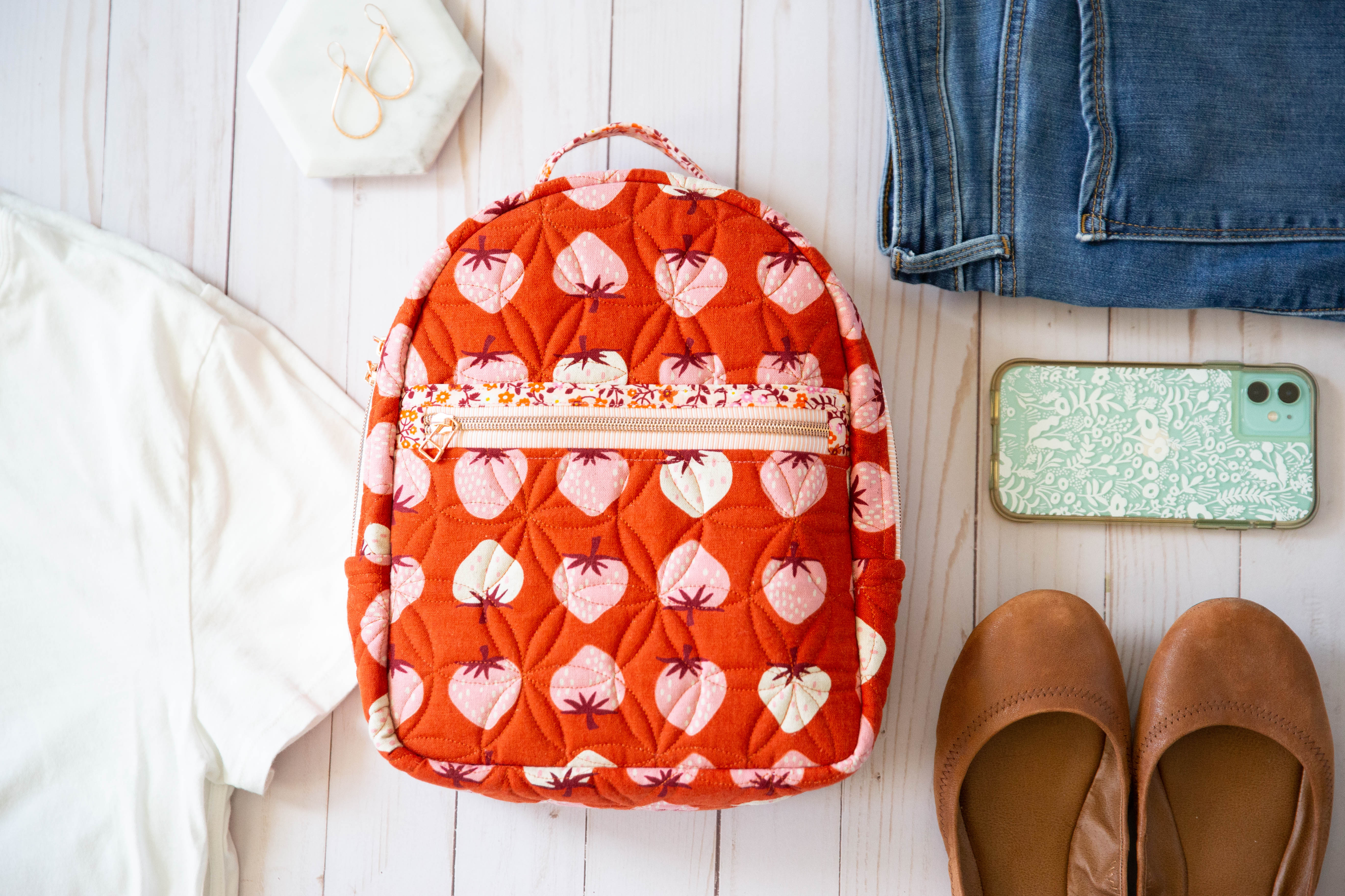 The Violet Backpack (Paper Pattern) – Knot and Thread Design