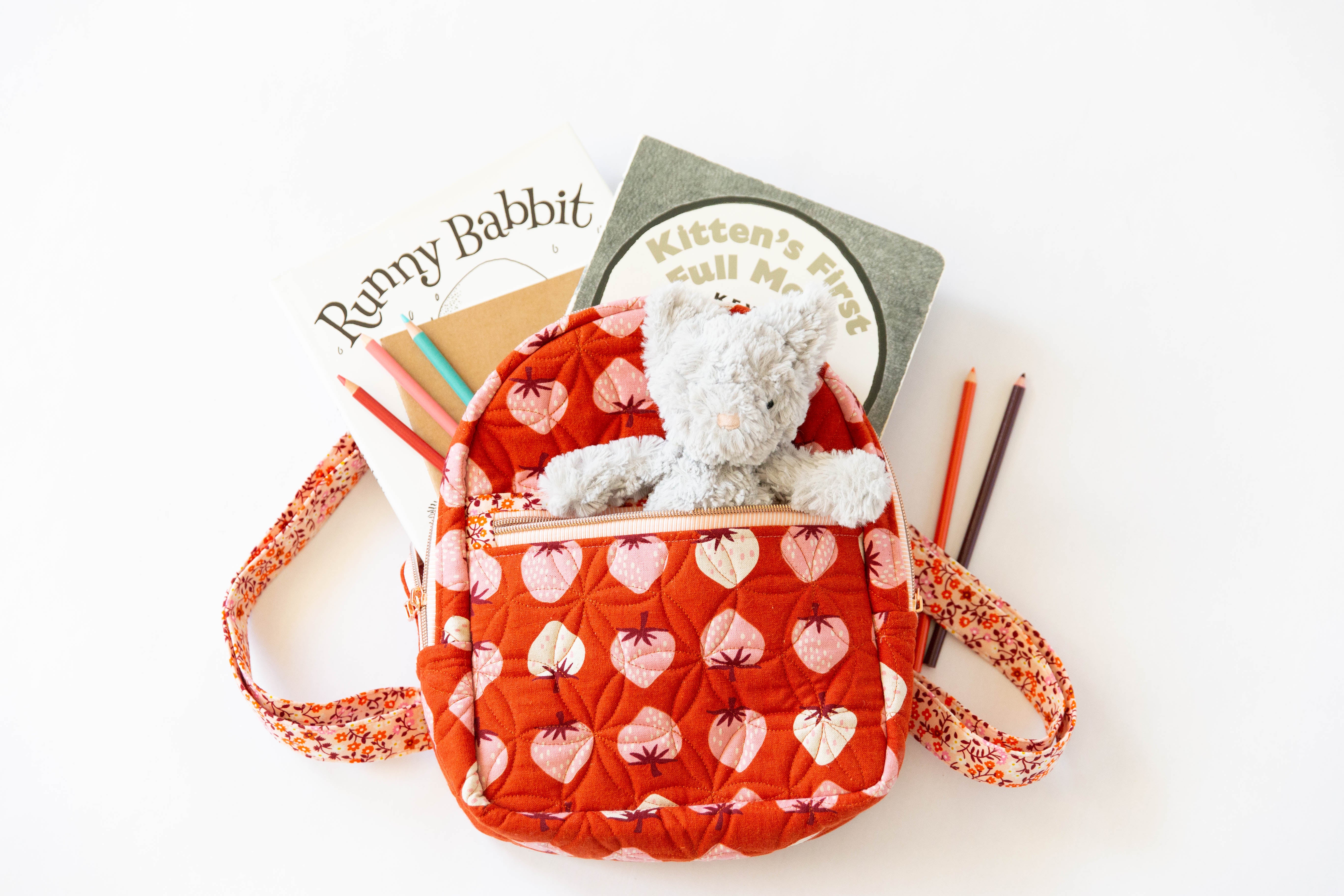 The Violet Backpack (Paper Pattern) – Knot and Thread Design