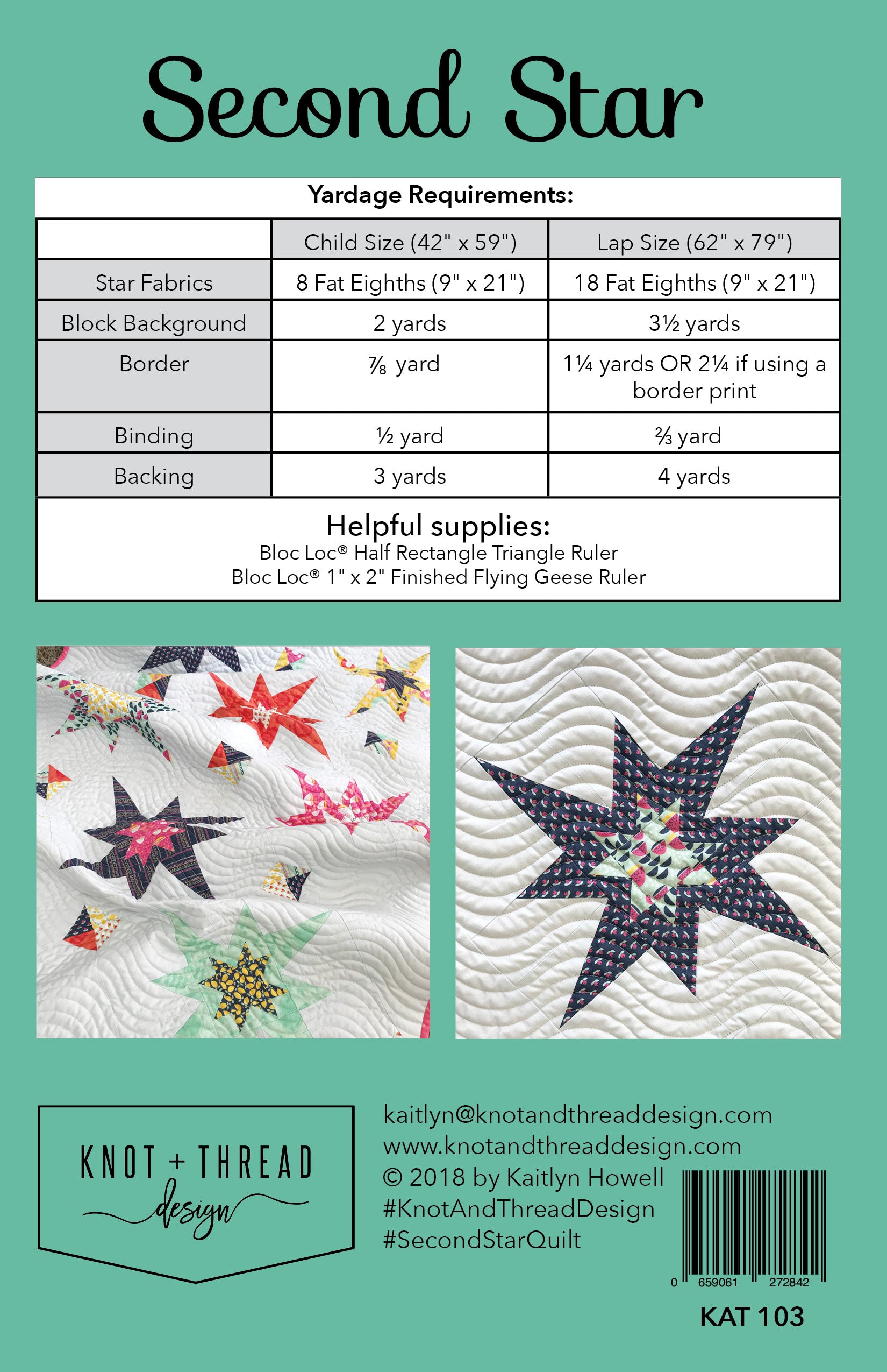 Second Star (Paper Pattern) – Knot and Thread Design